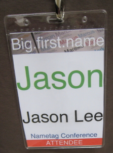 Conference NameTag Design