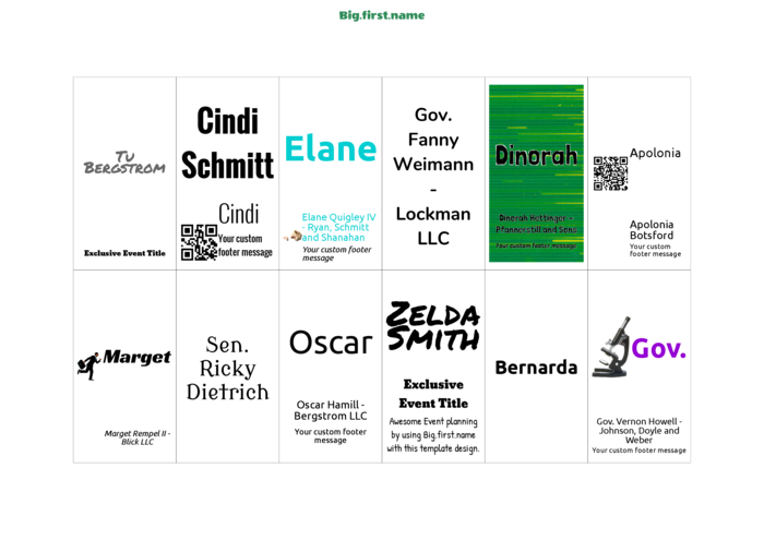 nametag name badge landscape template for Durable 1453, 8001, 8008, 8110, 8116, 8120, 8121, 8122, 8123, 8124, 8128, 8157, 8180, 8183, 8184, 8185, 8601, 8608 Compatible Template
