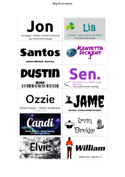 nametag name badge template for Durable 1453, 8001, 8008, 8110, 8116, 8120, 8121, 8122, 8123, 8124, 8128, 8157, 8180, 8183, 8184, 8185, 8601, 8608 Compatible Template