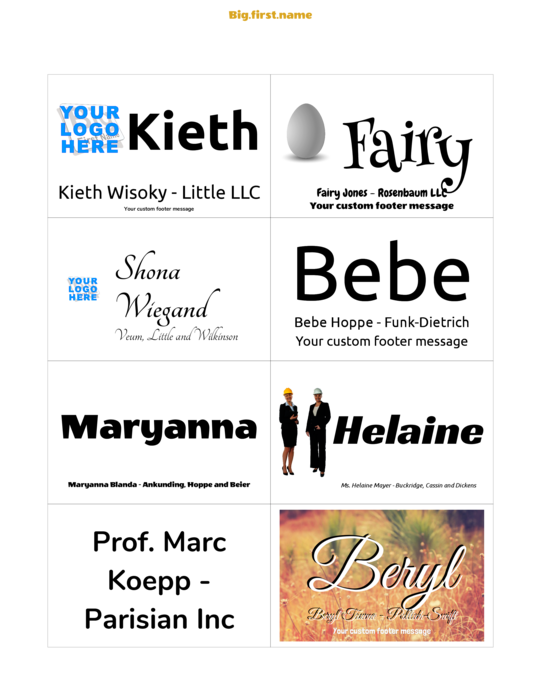 nametag name badge template for Very 5383, 5390, 74461, 74549, 74556  and pc, nametag N8SWB Compatible Template