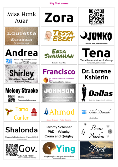 nametag name badge template for Very L7159, J8159 Compatible Template